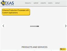 Tablet Screenshot of nexasamerica.com